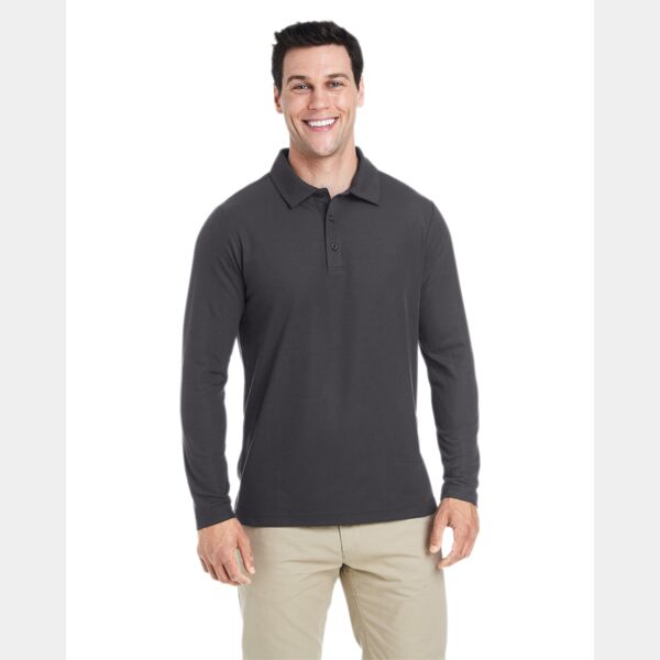 Men's Fusion ChromaSoft™ Long-Sleeve Pique Polo Thumbnail