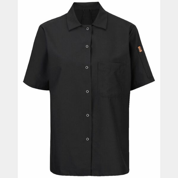 Women's Mimix™ Short Sleeve Cook Shirt with OilBlok Thumbnail