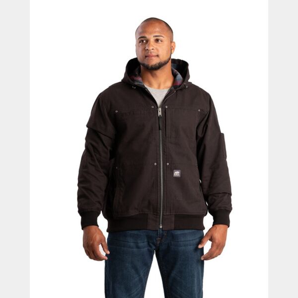 Men's Heartland Duck Flannel-Lined Hooded Jacket Thumbnail