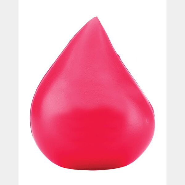 Red Blood Drop Shape Stress Ball Thumbnail