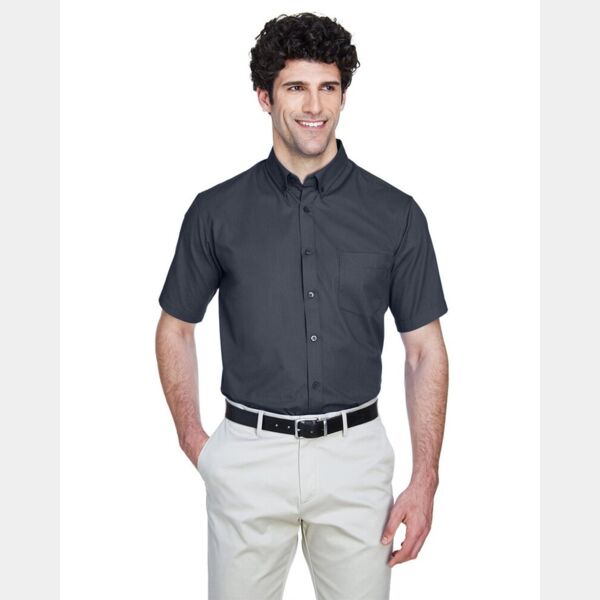 Men's Optimum Short Sleeve Twill Dress Shirt Thumbnail