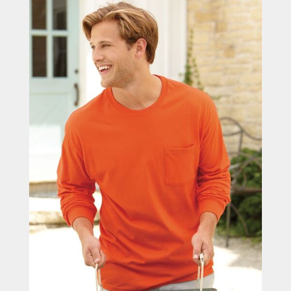 Men's Authentic Long Sleeve Pocket T-Shirt Thumbnail