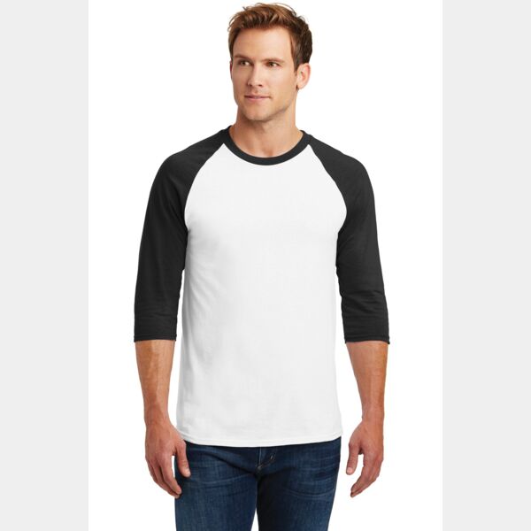 Heavy Cotton ™ 3/4 Sleeve Raglan T Shirt Thumbnail