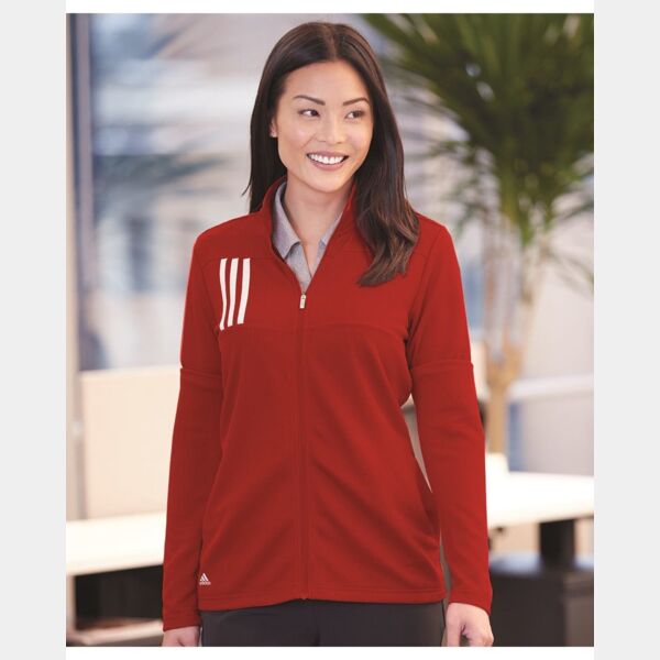 Women's 3-Stripes Double Knit Full-Zip Thumbnail
