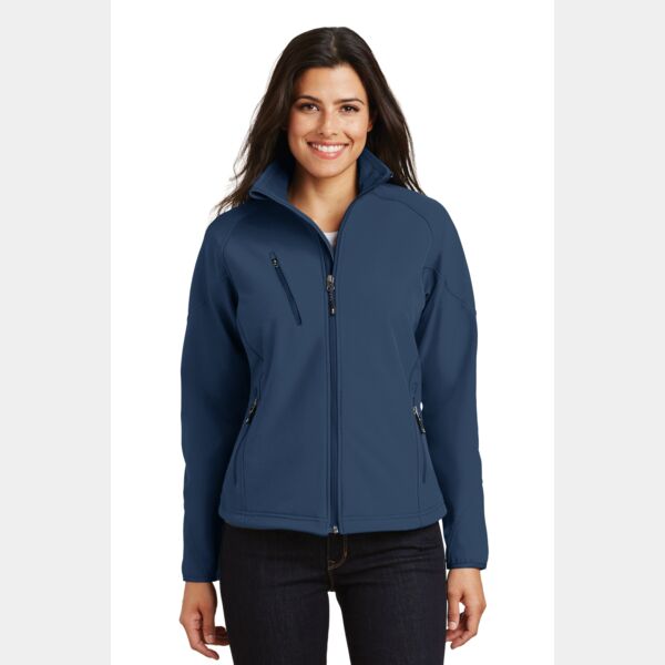 Ladies Textured Soft Shell Jacket Thumbnail