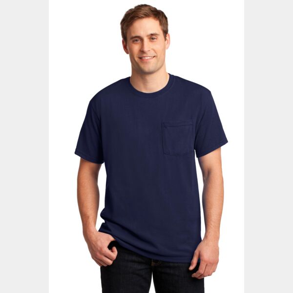 Dri Power ® Active 50/50 Cotton/Poly Pocket T Shirt Thumbnail