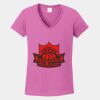 Ladies Heavy Cotton ™ 100% Cotton V Neck T Shirt Thumbnail