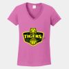 Ladies Heavy Cotton ™ 100% Cotton V Neck T Shirt Thumbnail