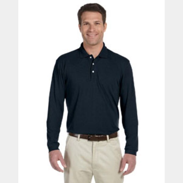 Men's Easy Blend™ Long-Sleeve Polo Thumbnail