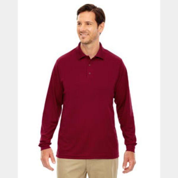 Men's Pinnacle Performance Long-Sleeve Piqué Polo Thumbnail