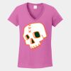 Ladies Heavy Cotton ™ 100% Cotton V Neck T Shirt Thumbnail