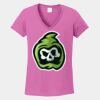 Ladies Heavy Cotton ™ 100% Cotton V Neck T Shirt Thumbnail