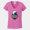 Ladies Heavy Cotton ™ 100% Cotton V Neck T Shirt Thumbnail