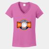 Ladies Heavy Cotton ™ 100% Cotton V Neck T Shirt Thumbnail