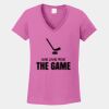 Ladies Heavy Cotton ™ 100% Cotton V Neck T Shirt Thumbnail